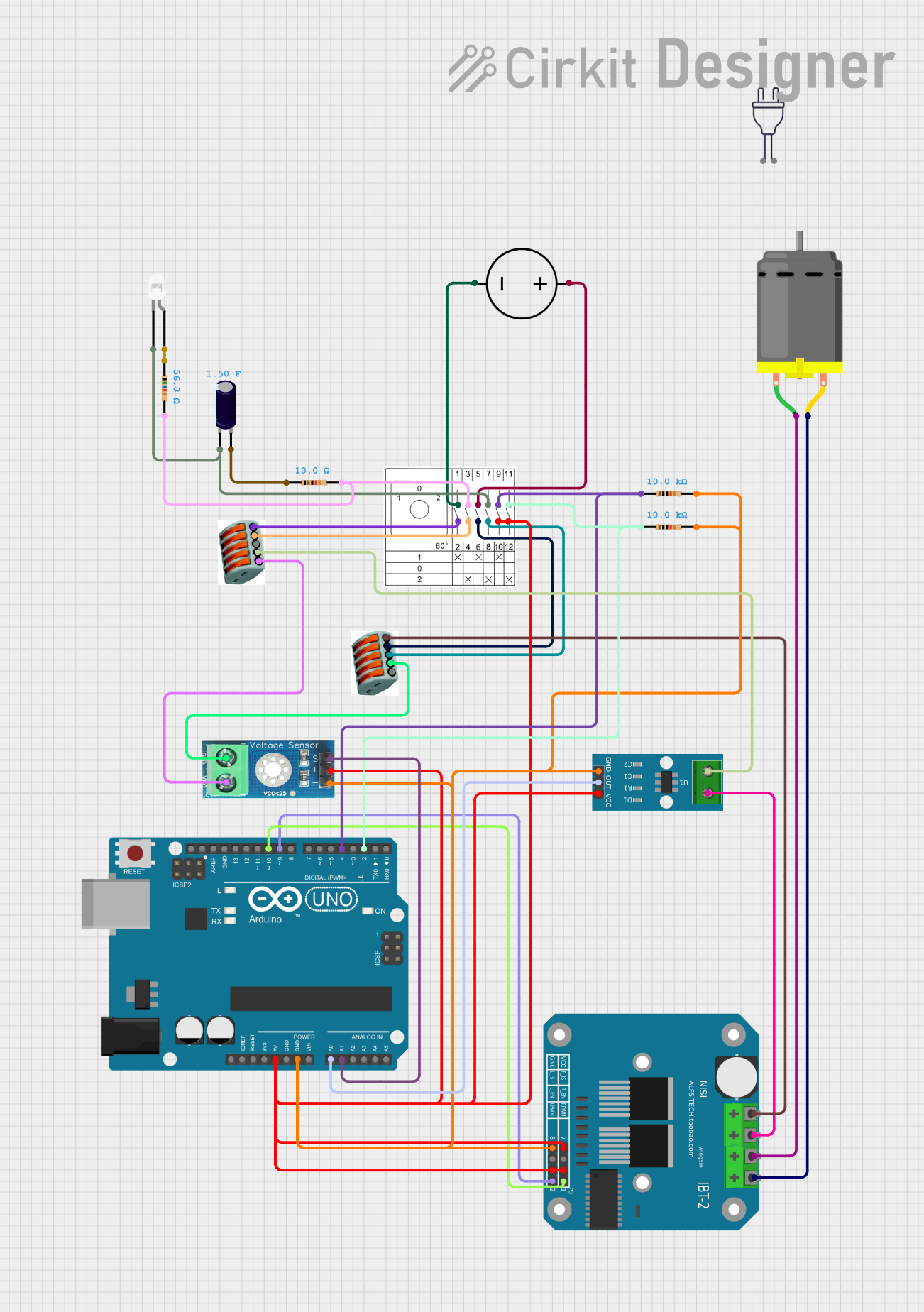 Image of Finales Layout: A project utilizing Actuator Motor in a practical application