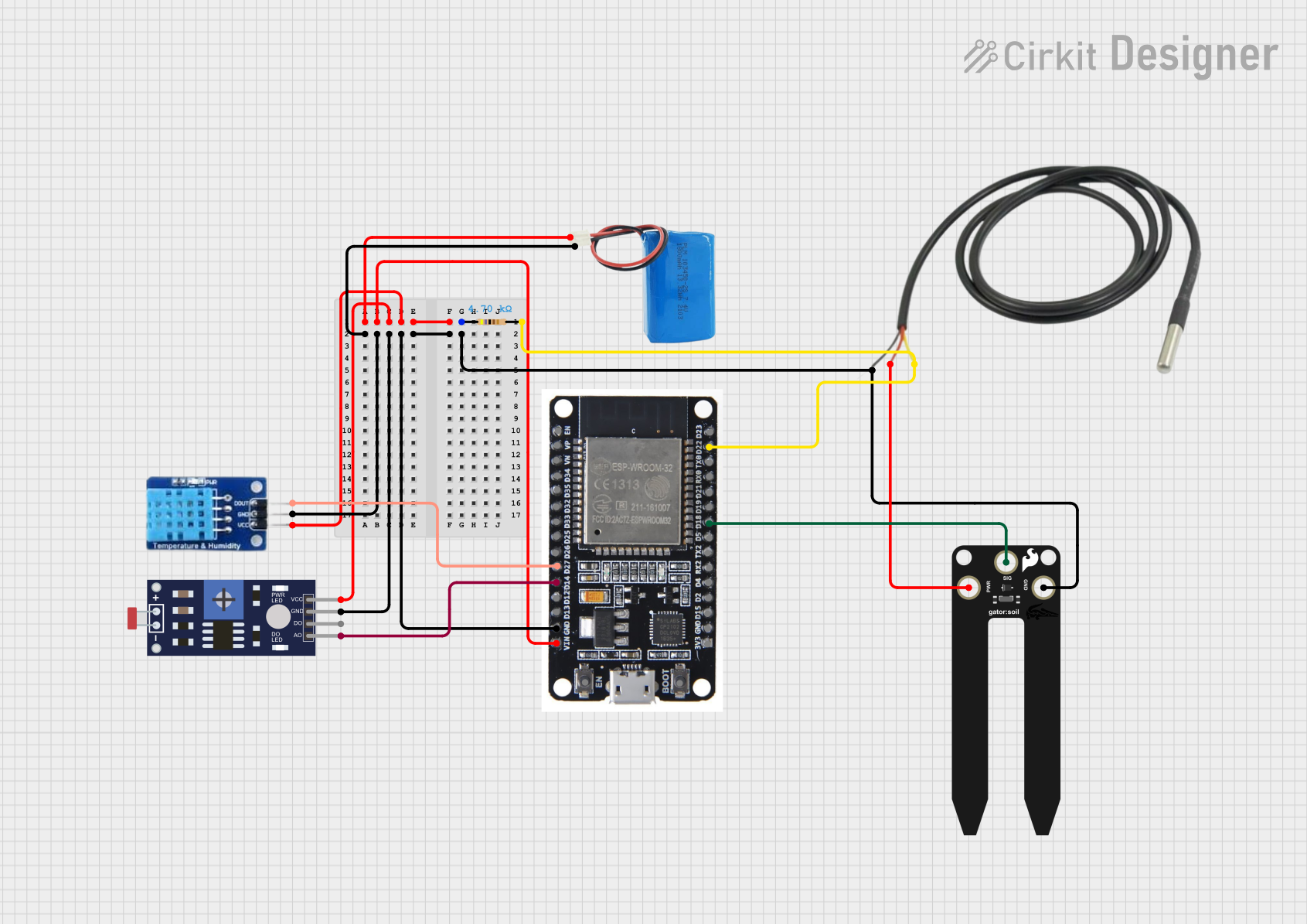 Image of ROVER CIRCUIT sensors: A project utilizing SparkFun gator:environment in a practical application