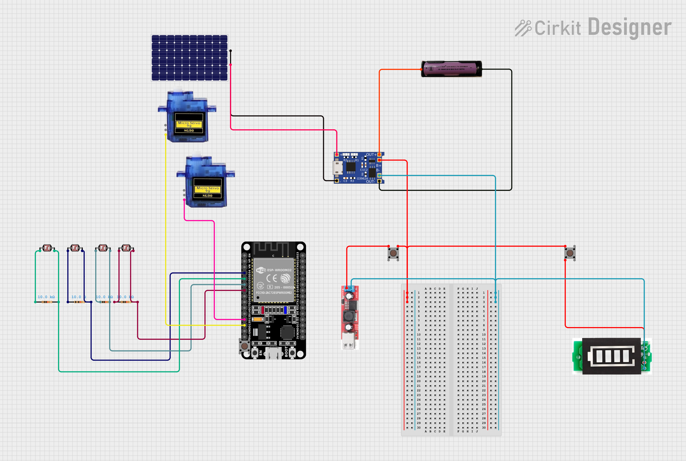 Image of surya panel : A project utilizing MW LRS-35-5 in a practical application