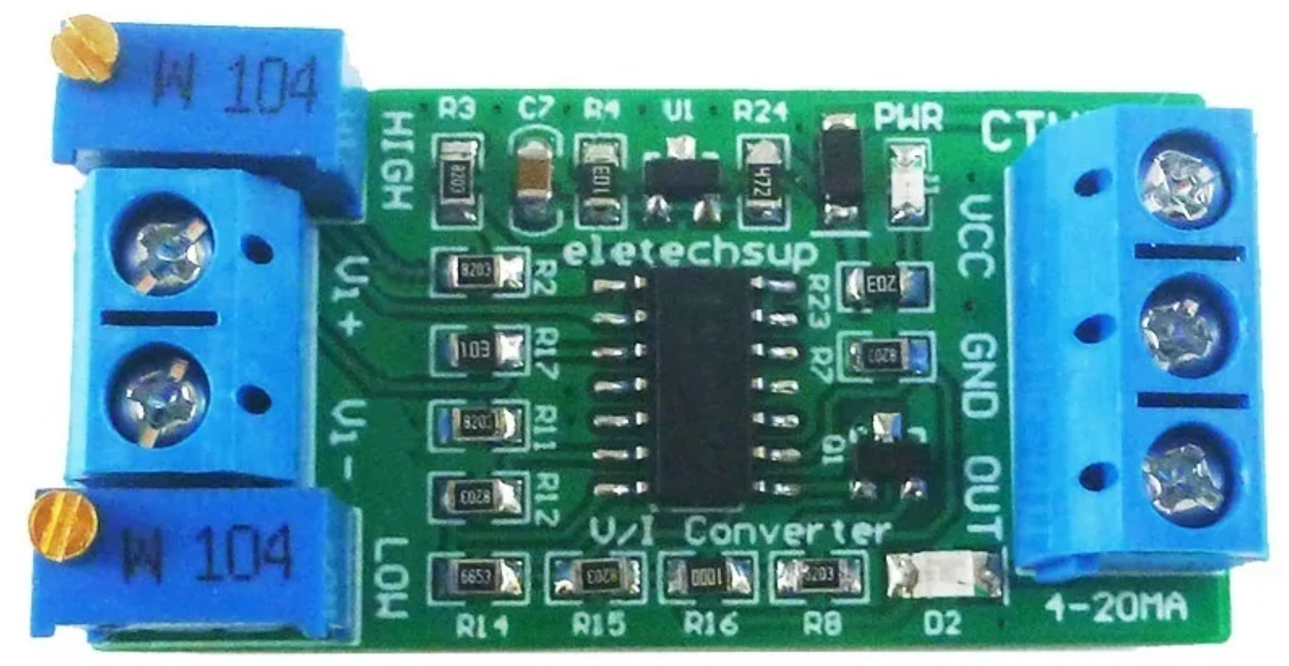 Image of CTVIB01 0-10V to 4-20mA Converter