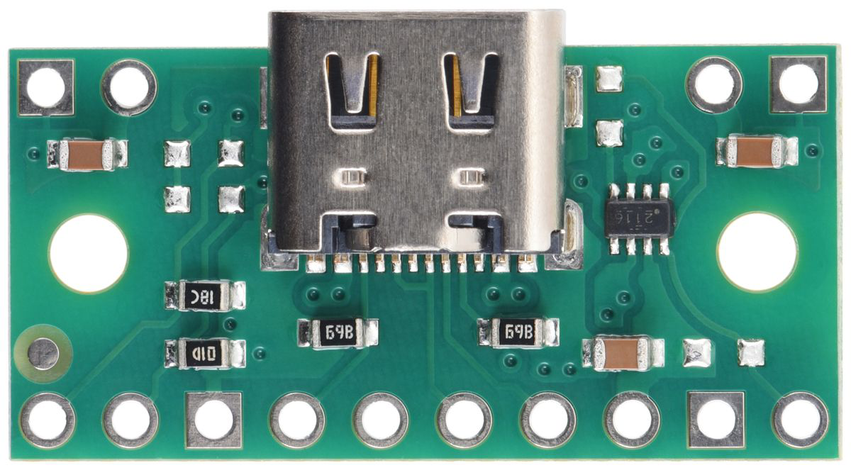 Image of TPS2116 Power Multiplexer Carrier (USB-C)