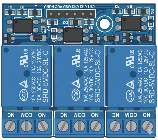 Image of Relay 3 Channel Optocoupler