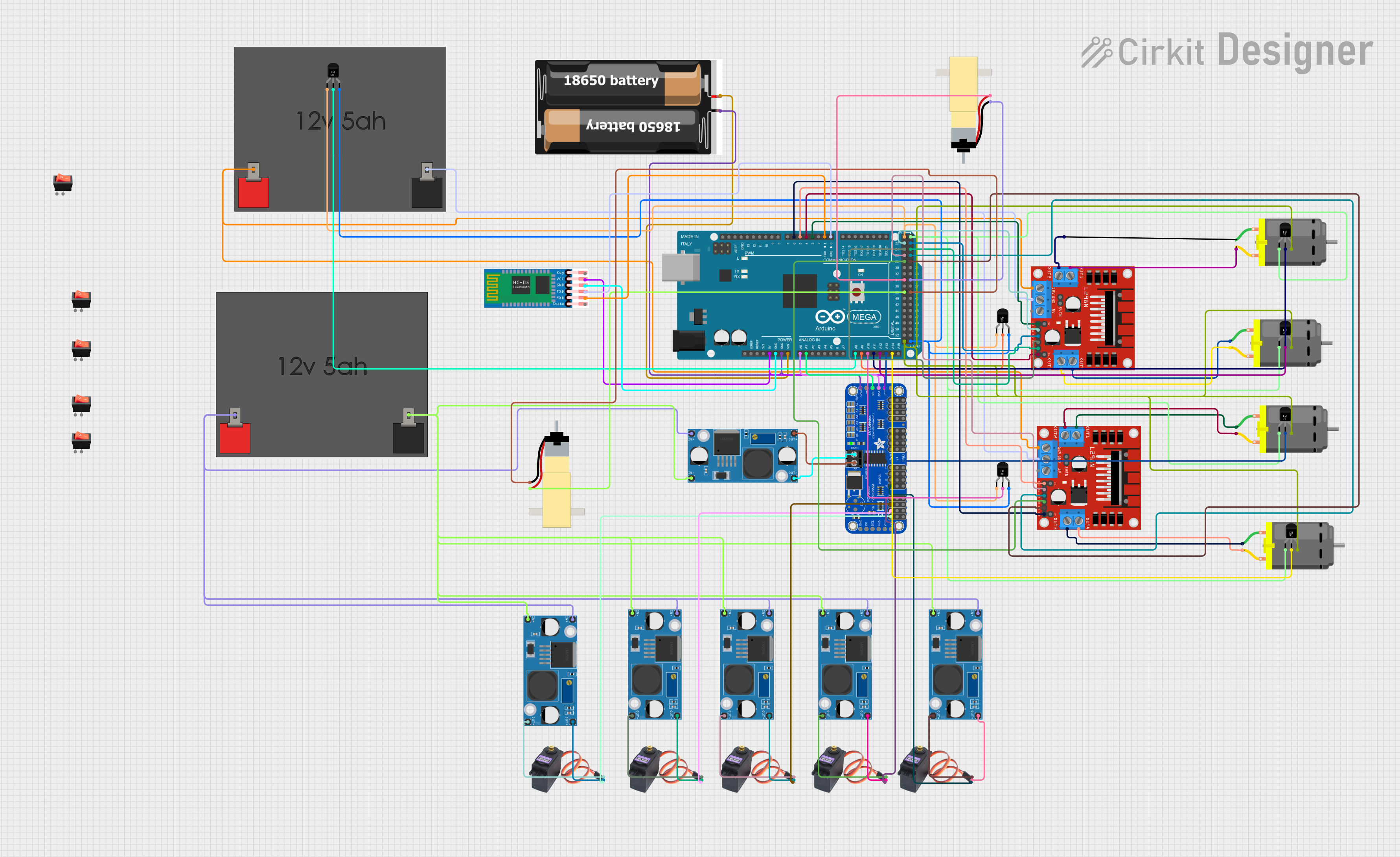 Image of FULL CKT R_VILLA: A project utilizing Mega2560 R3 Pro CH340G in a practical application