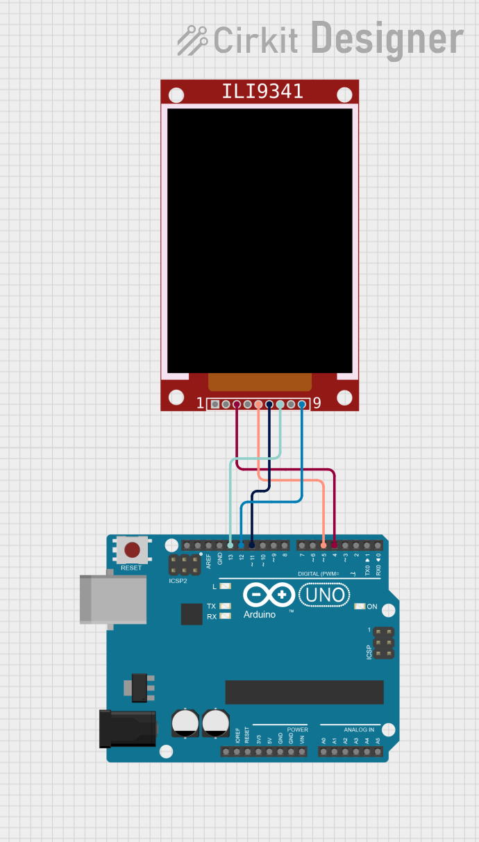 Image of ILI9341 Sim Test - draw-line: A project utilizing Adafruit SPI Flash in a practical application