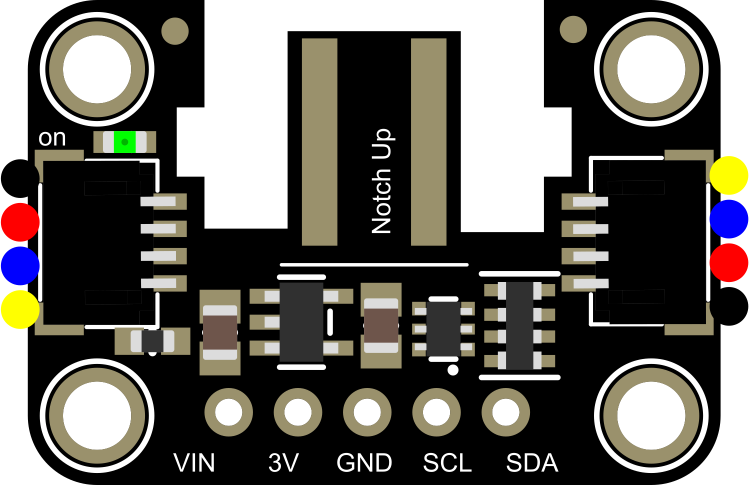 Image of Adafruit Wii Nunchuck Breakout Adapter