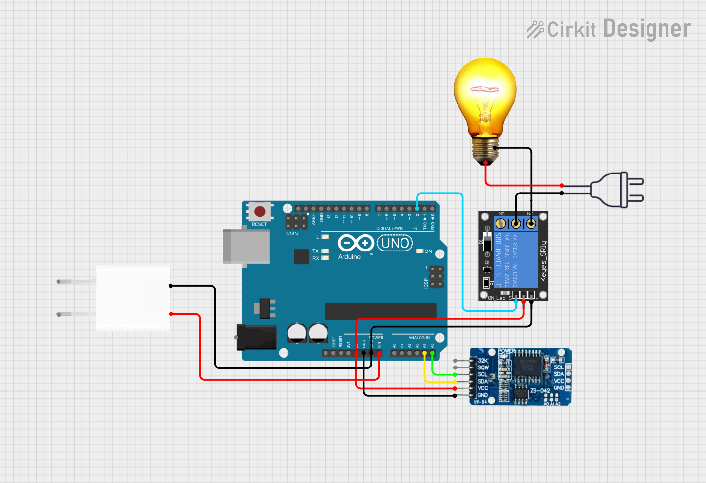 Image of Time-Based Light Controller: A project utilizing AC Bulb in a practical application