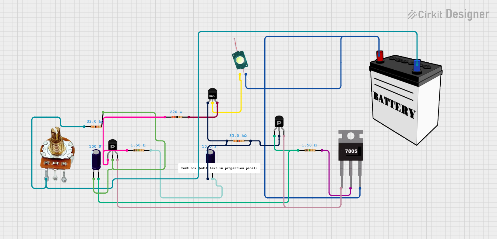 Image of STROBE LIGHTS: A project utilizing Voltage Regulator in a practical application