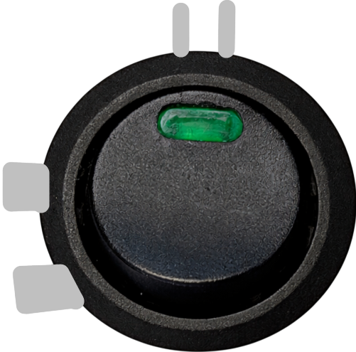Image of Round Rocker Switch with led