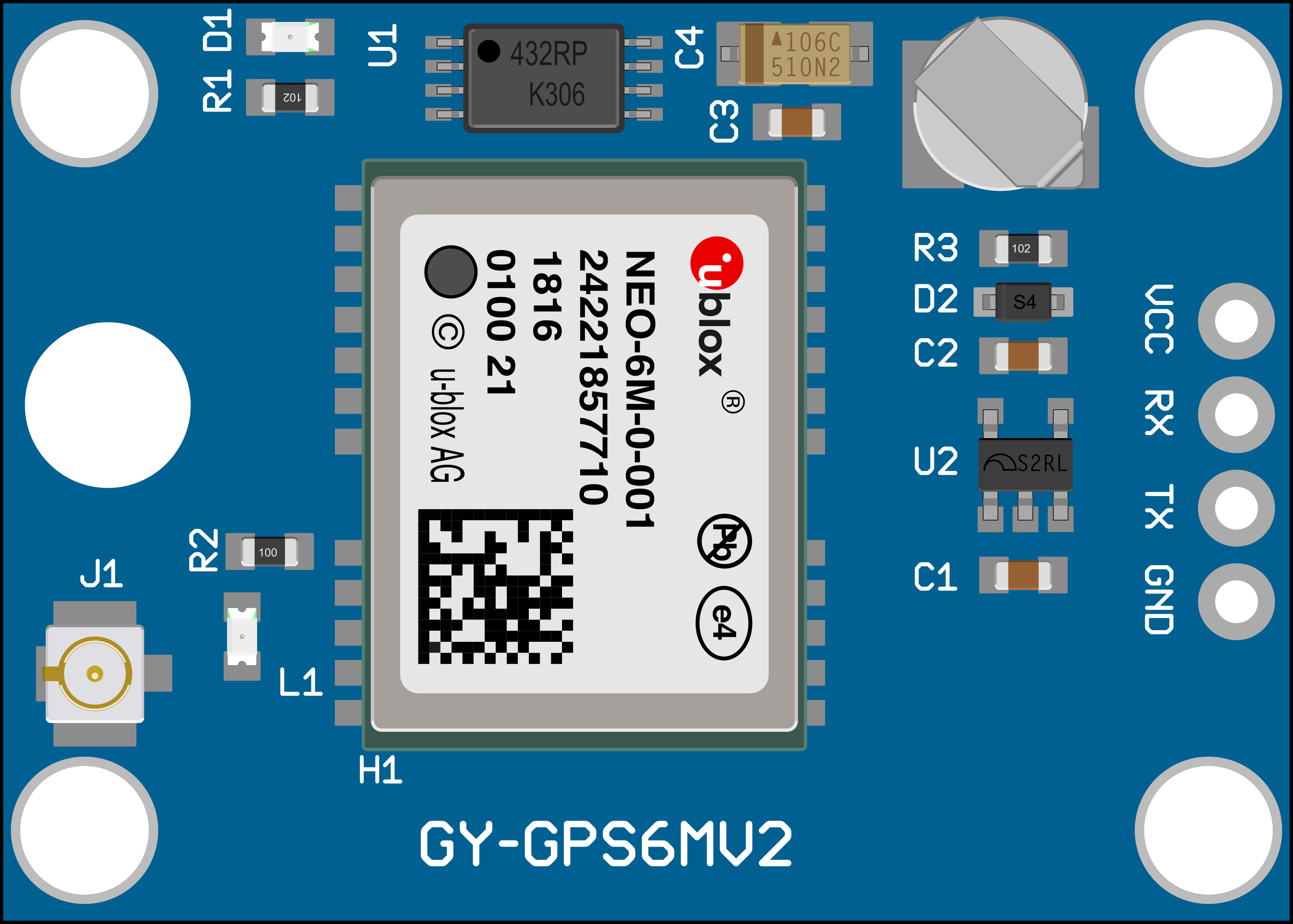 Image of Neo 6M GPS Module