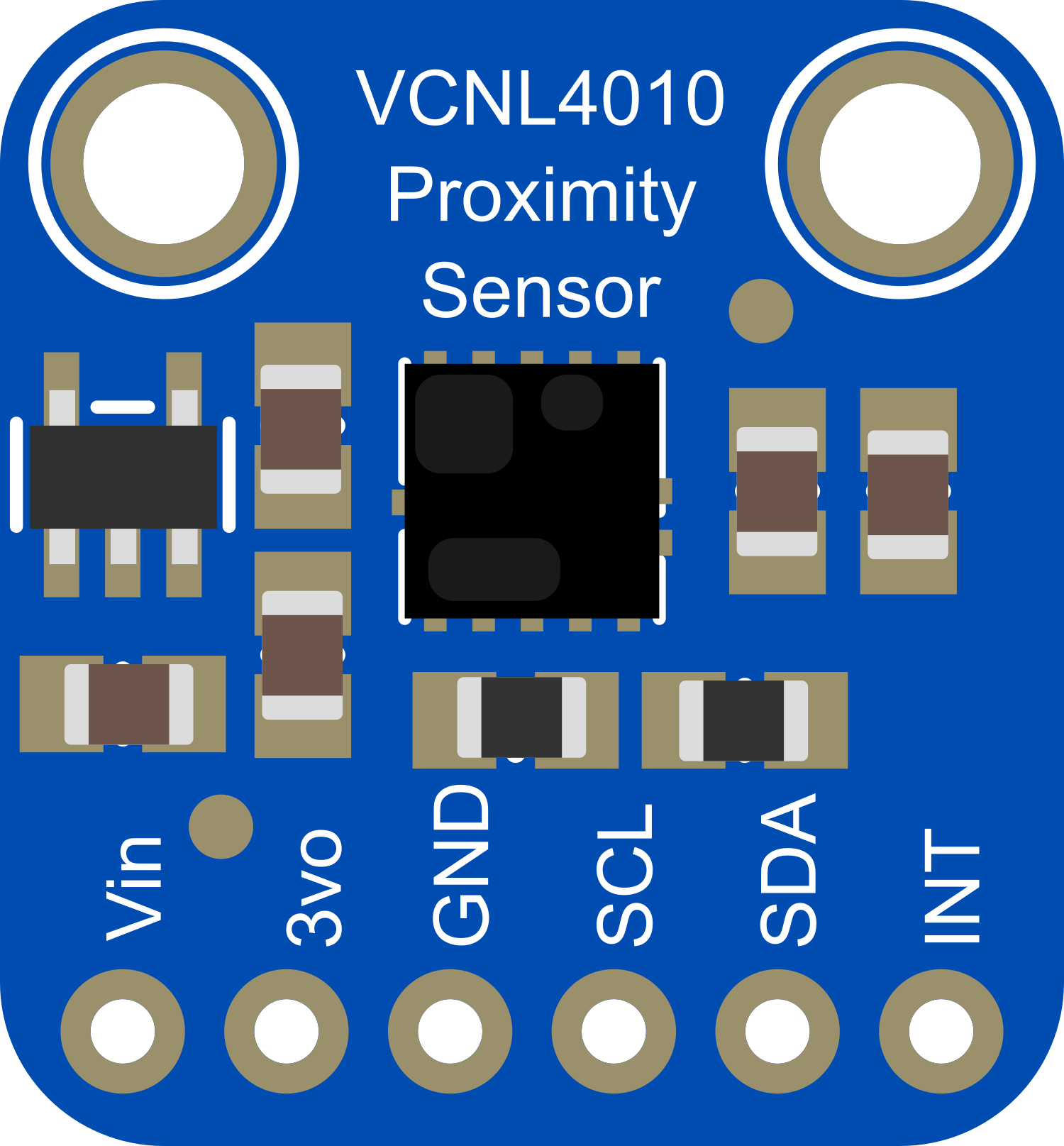 Adafruit VCNL4010 Distance/Light Sensor – I2C – For Arduino, Raspberry Pi (PID 466)