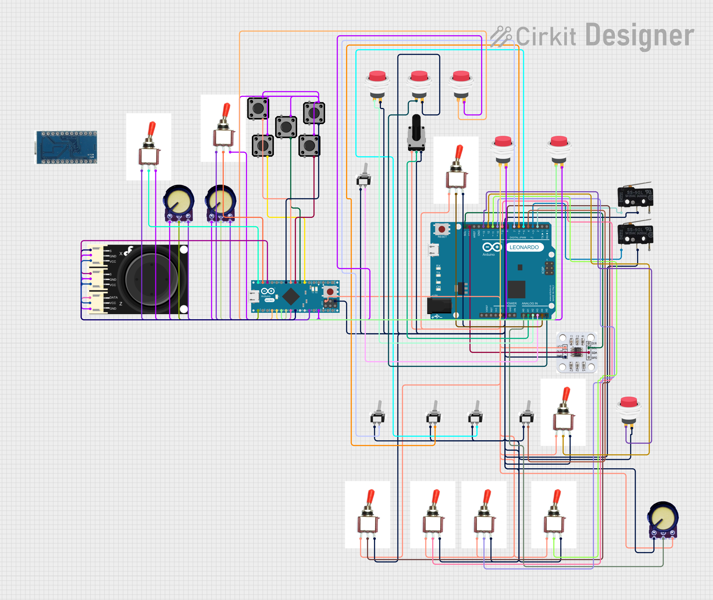 Image of throttle: A project utilizing Touchpad in a practical application