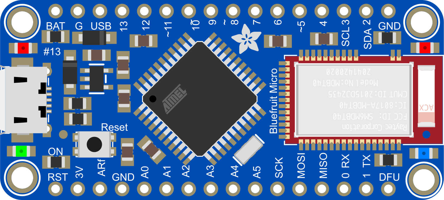 Image of Adafruit Bluefruit LE Micro