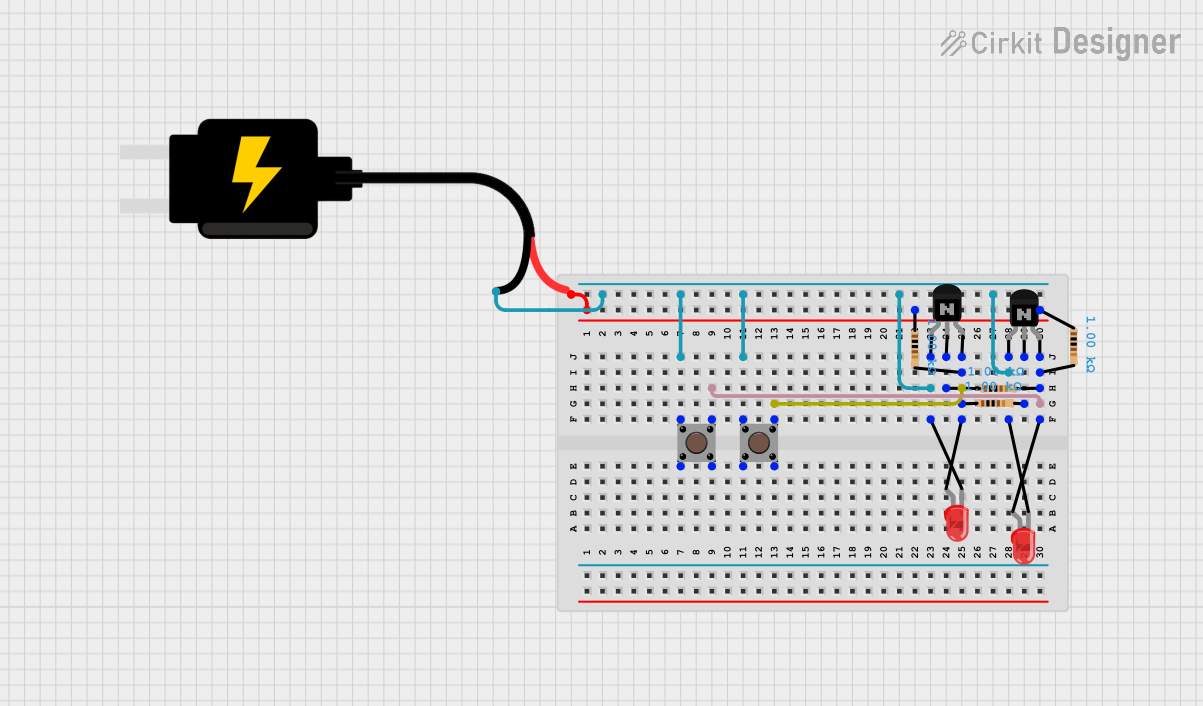 Image of transistor pair sr latch: A project utilizing Electronics-Salon 2 DPDT  in a practical application