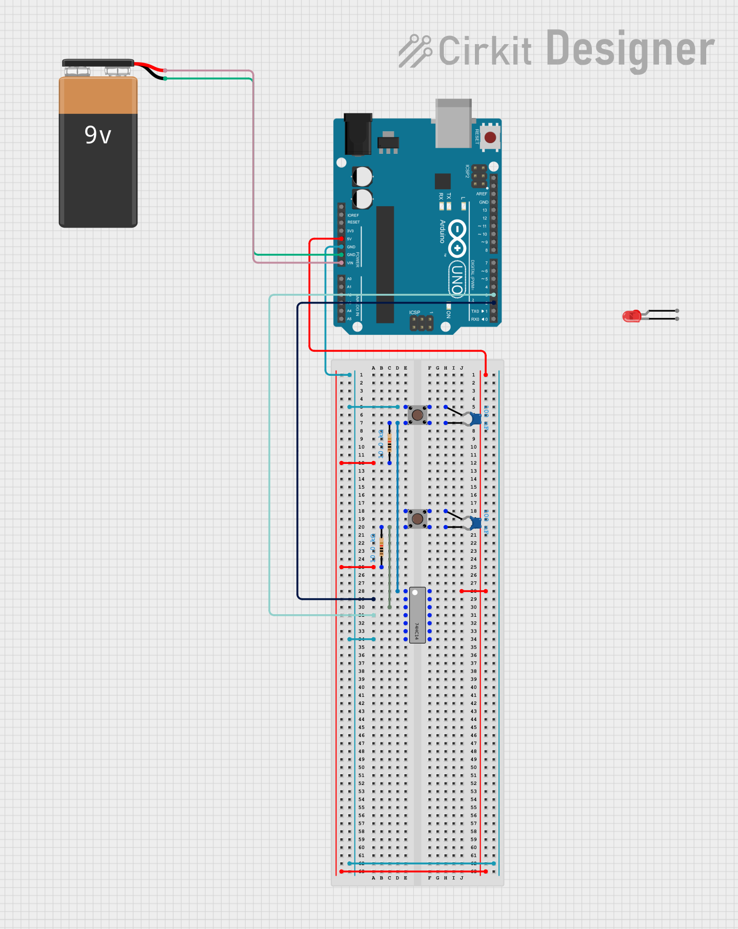 Image of proj: A project utilizing 74HC14 in a practical application