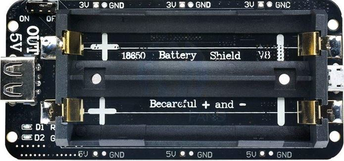 Image of 18650 Battery Shield V8