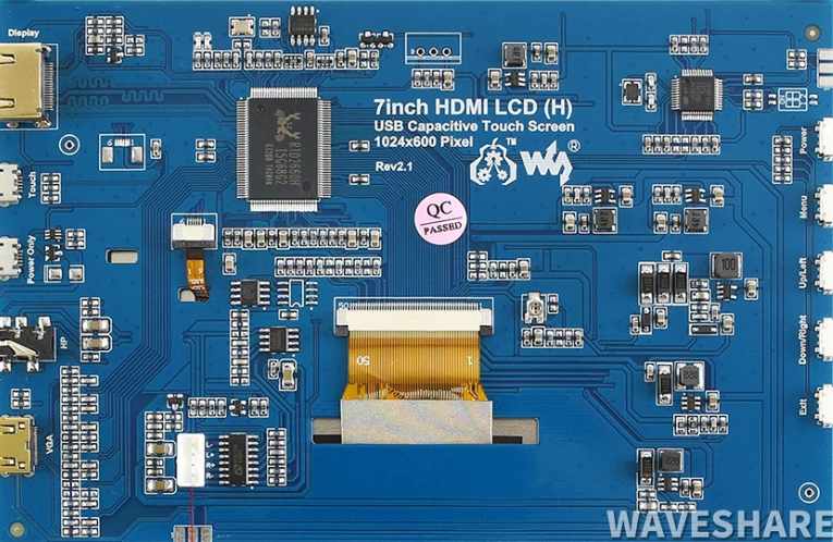 Image of Waveshare 7 inch HDMI LCD (H)