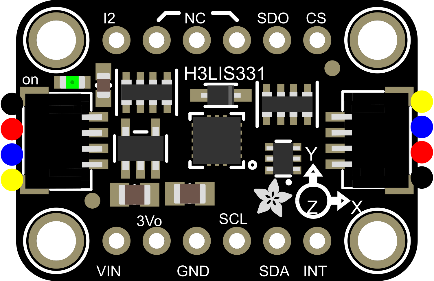 Image of Adafruit H3LIS331 Triple-Axis Accelerometer