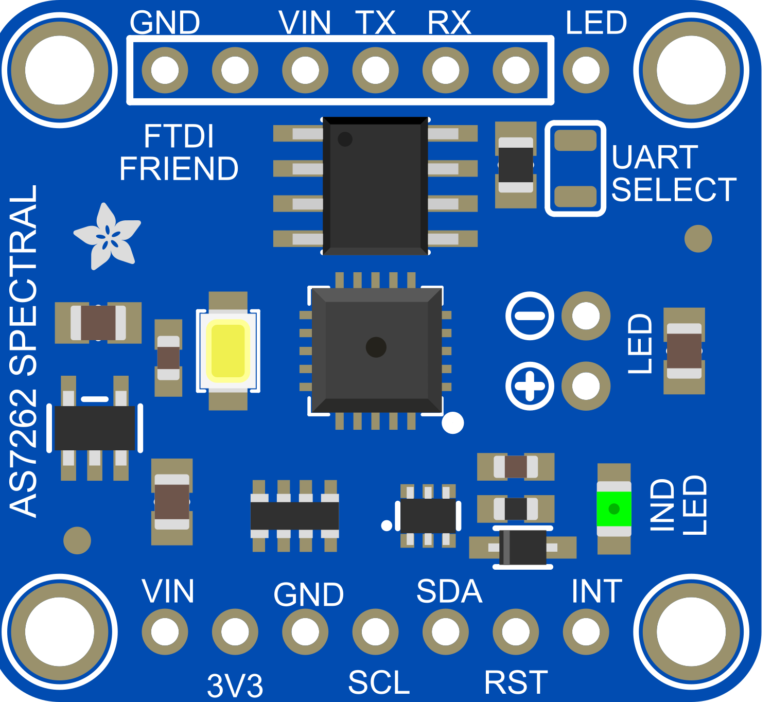 Image of Adafruit AS7262 Visible Spectral Sensor