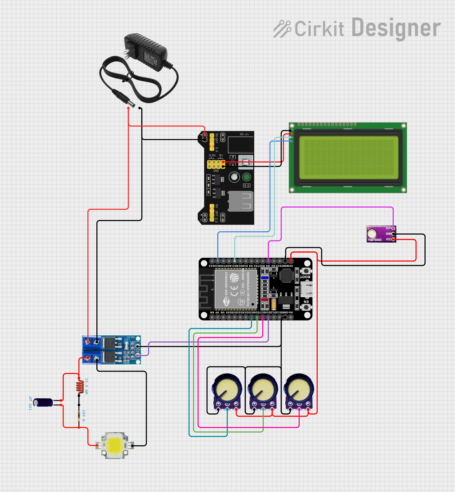 Image of PID Light Dimmer: A project utilizing mkem0001_LED_module in a practical application