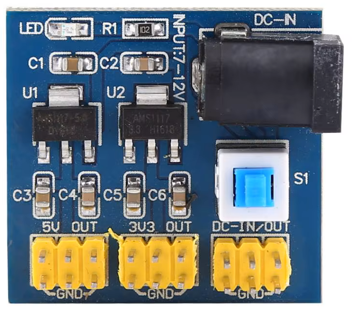 Image of DC-DC 12V to 3.3V 5V 12V Power Module