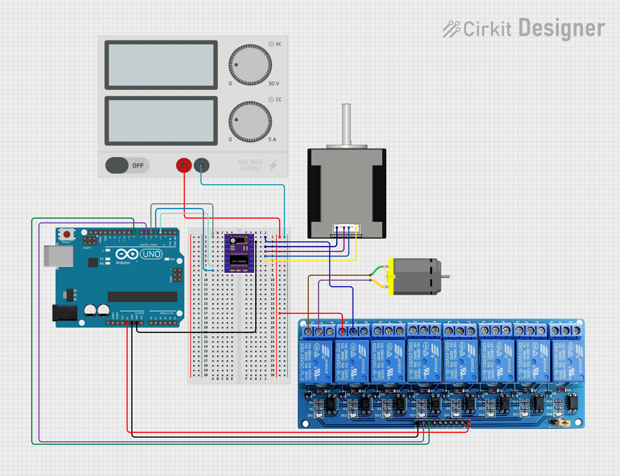 Image of Conveyor Belt & Capping Motor: A project utilizing DM542T stepper driver in a practical application