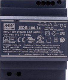 Image of Mean Well HDR-100-24