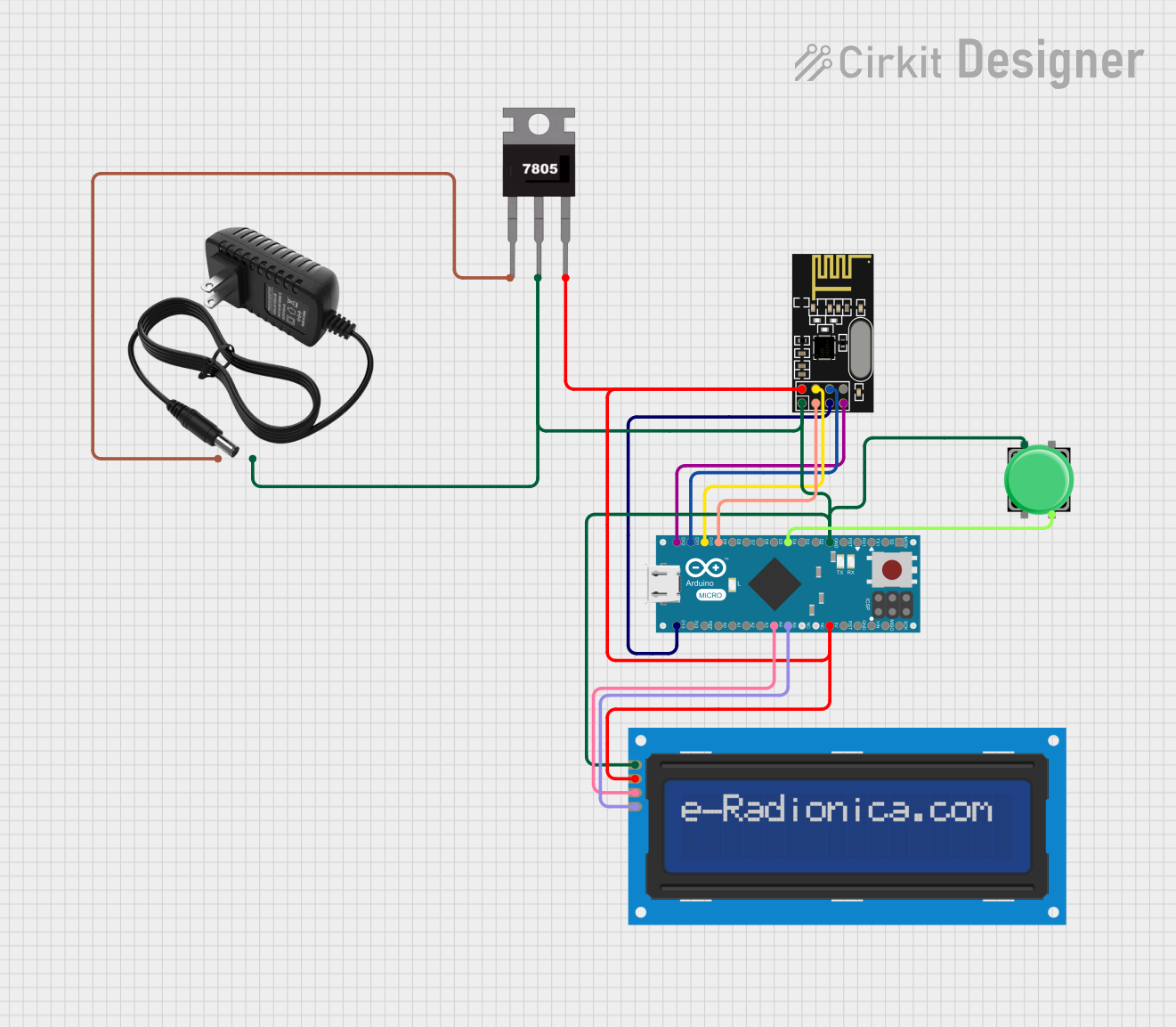 Image of Festus project transmitter: A project utilizing nRF24L01 in a practical application