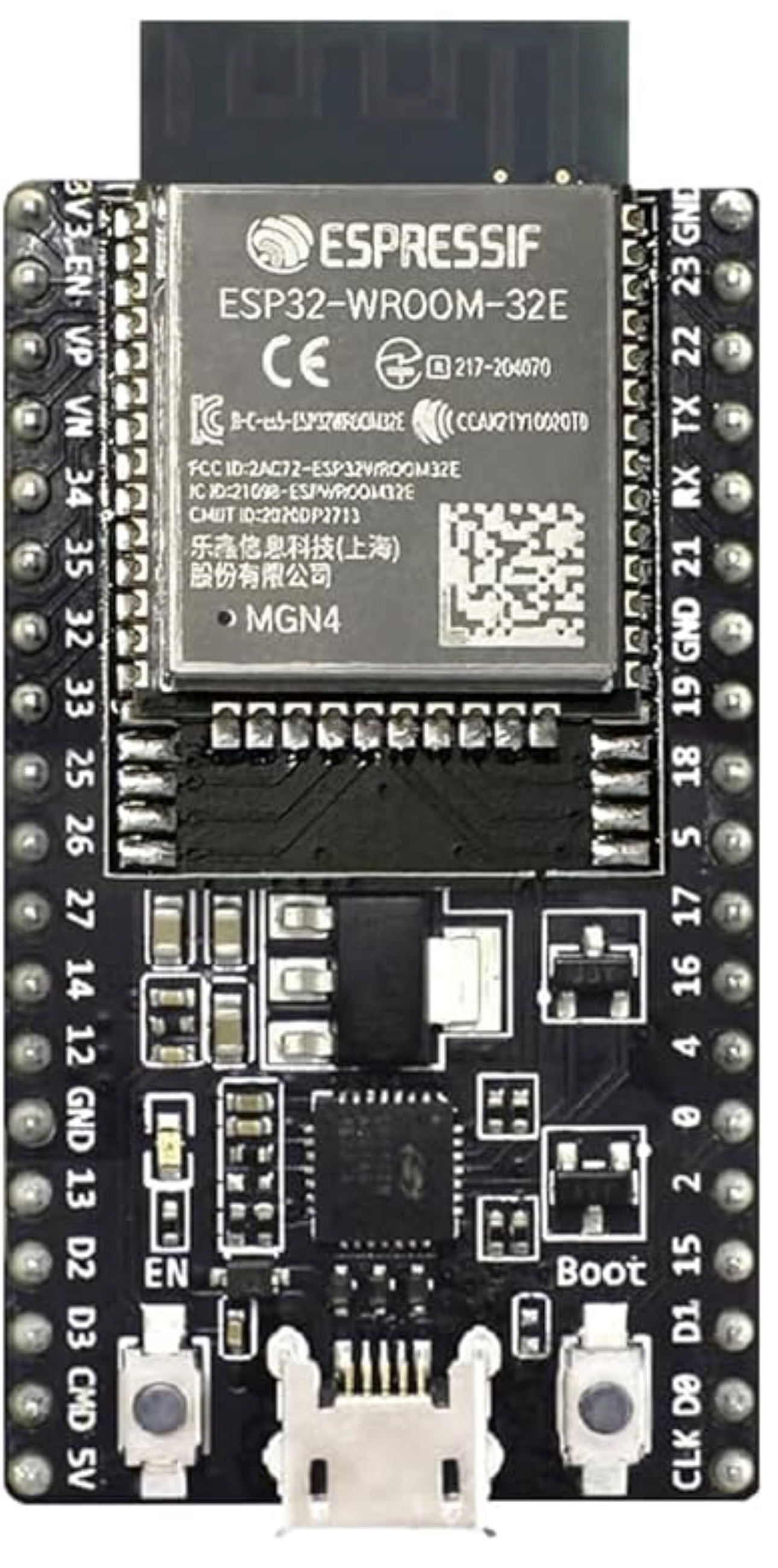 Image of DevKitC ESP32-WROOM-32E