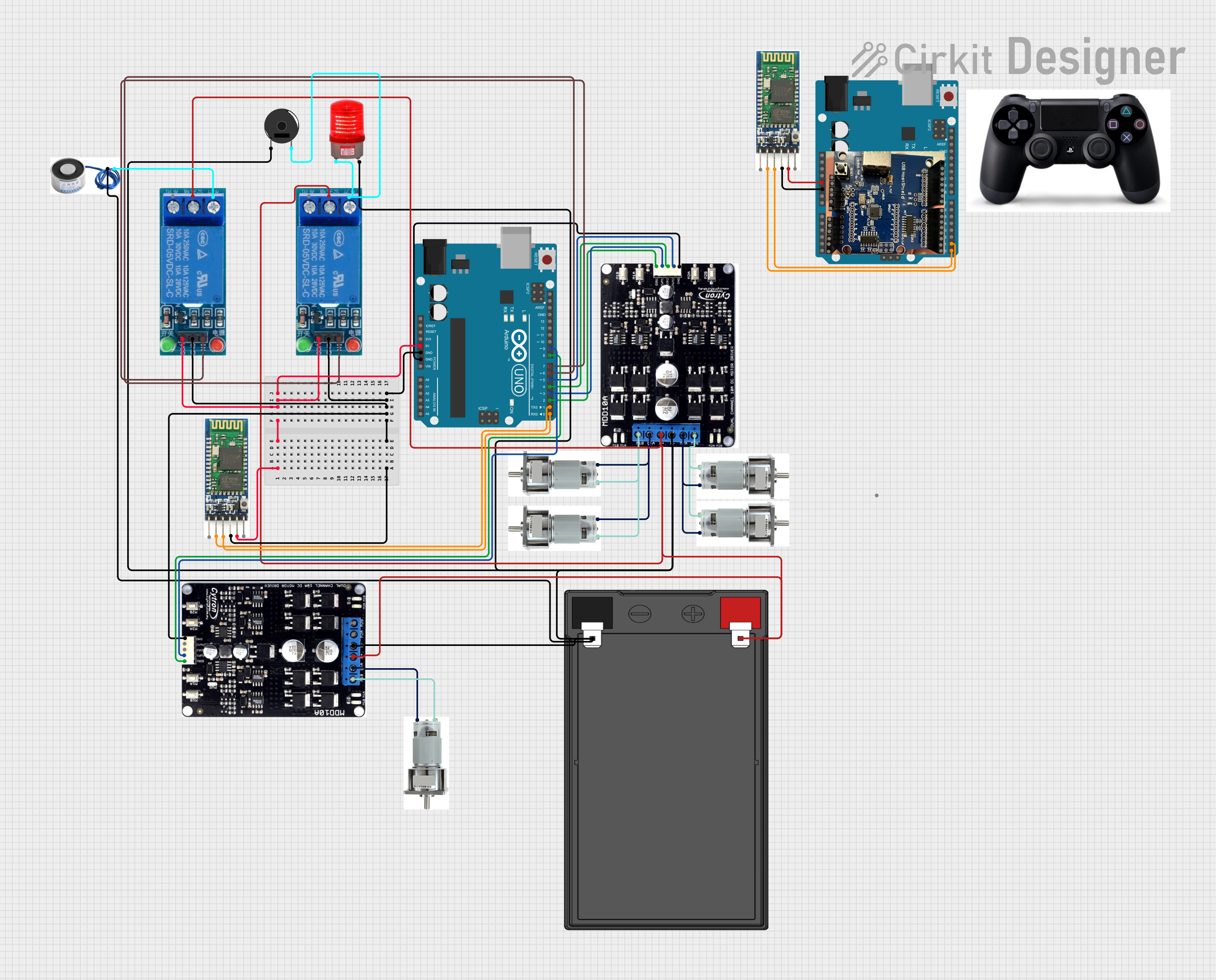 Image of mine_1: A project utilizing Cytron URC10 in a practical application