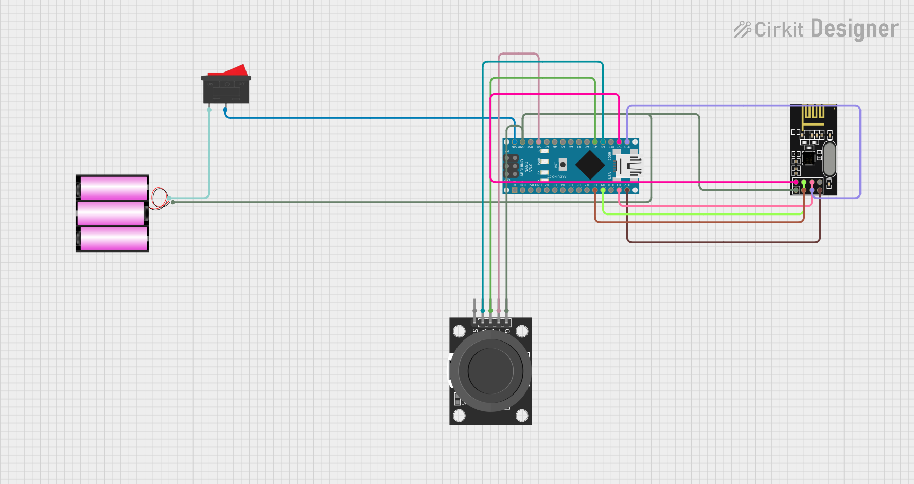 Image of motor: A project utilizing SparkFun Wireless JoyStick in a practical application