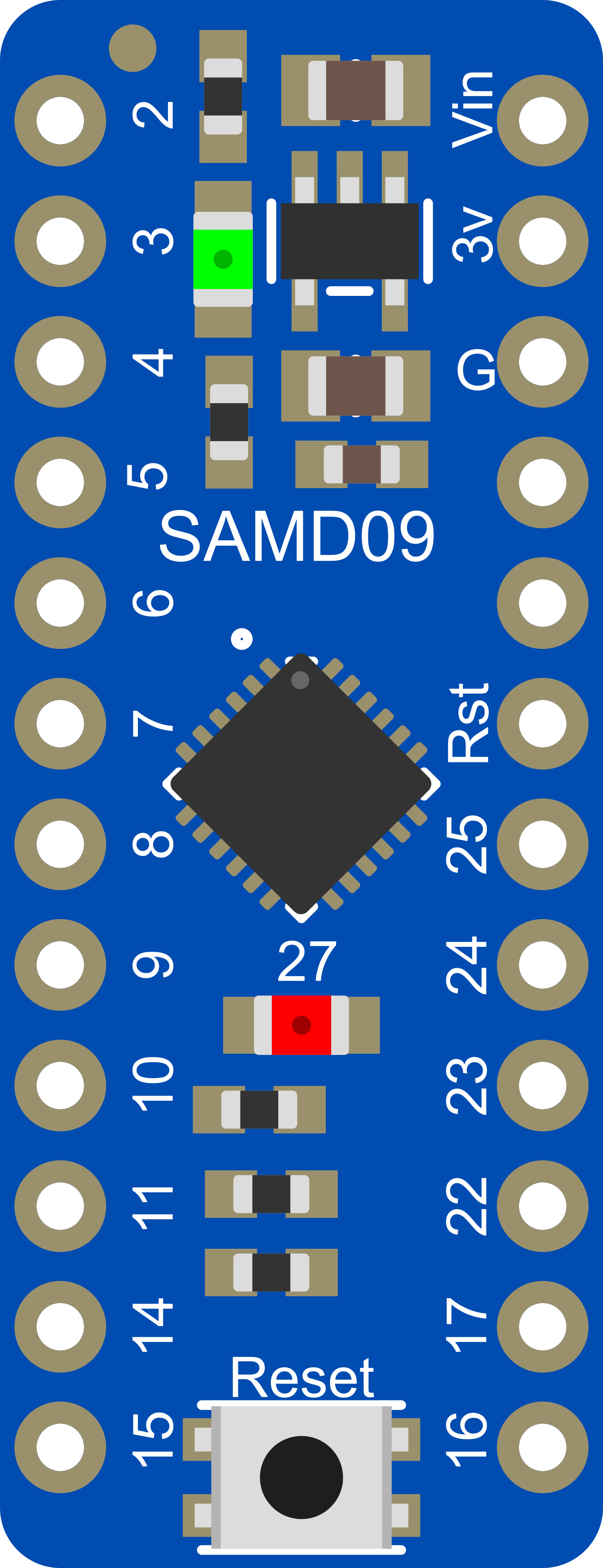 Image of Adafruit ATSAMD09D14 Breakout