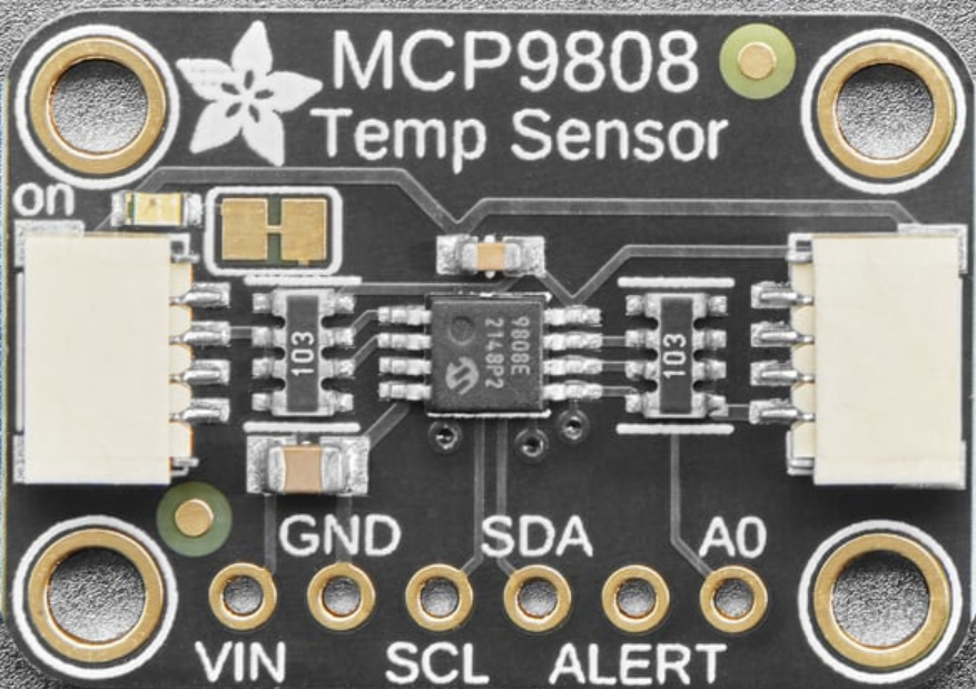 Image of MCP9808 I2C Temperature - STEMMA QT / Qwiic