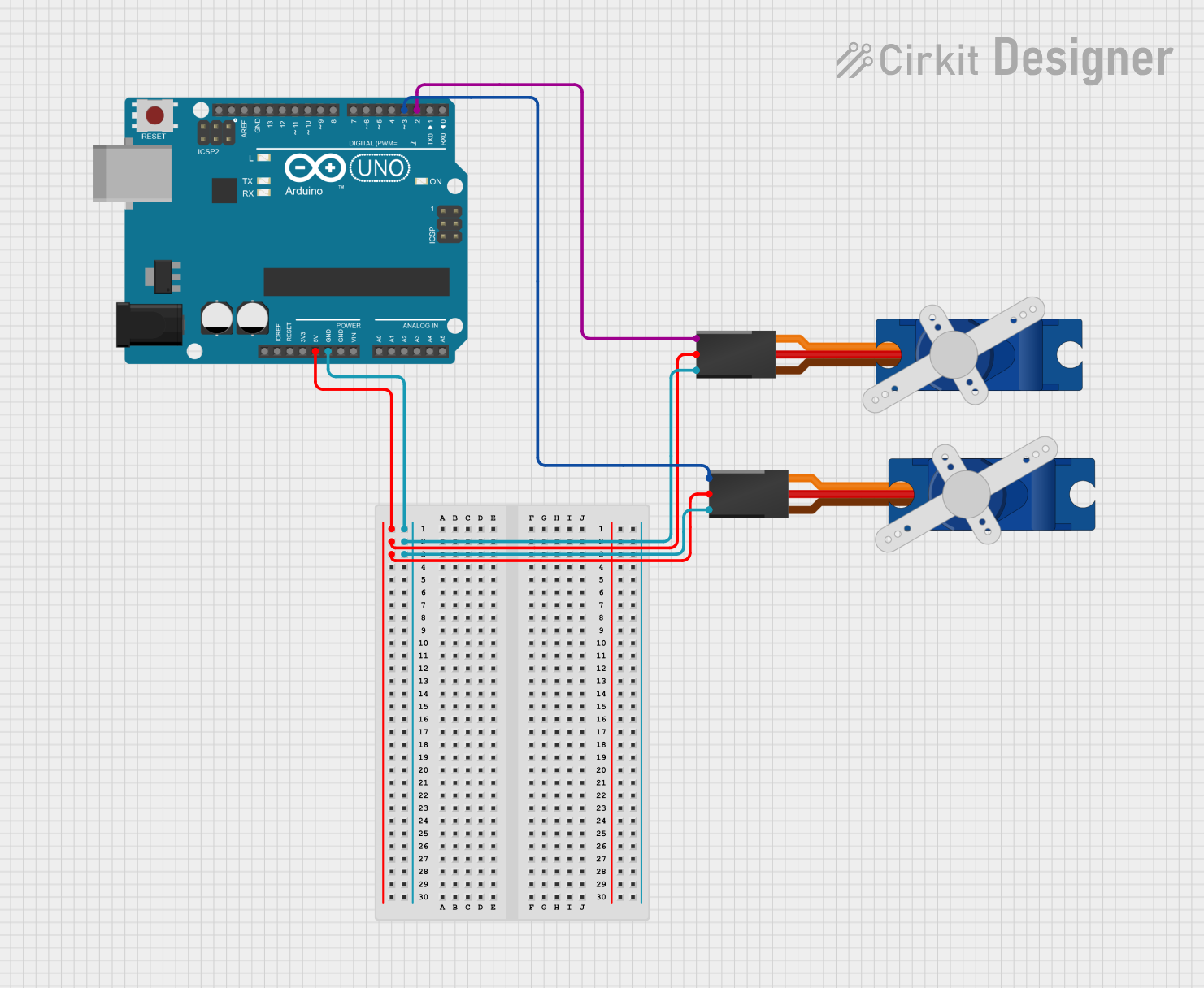 Image of Servo Wiring erm, tutorial?: A project utilizing Tower Pro SG90 servo in a practical application