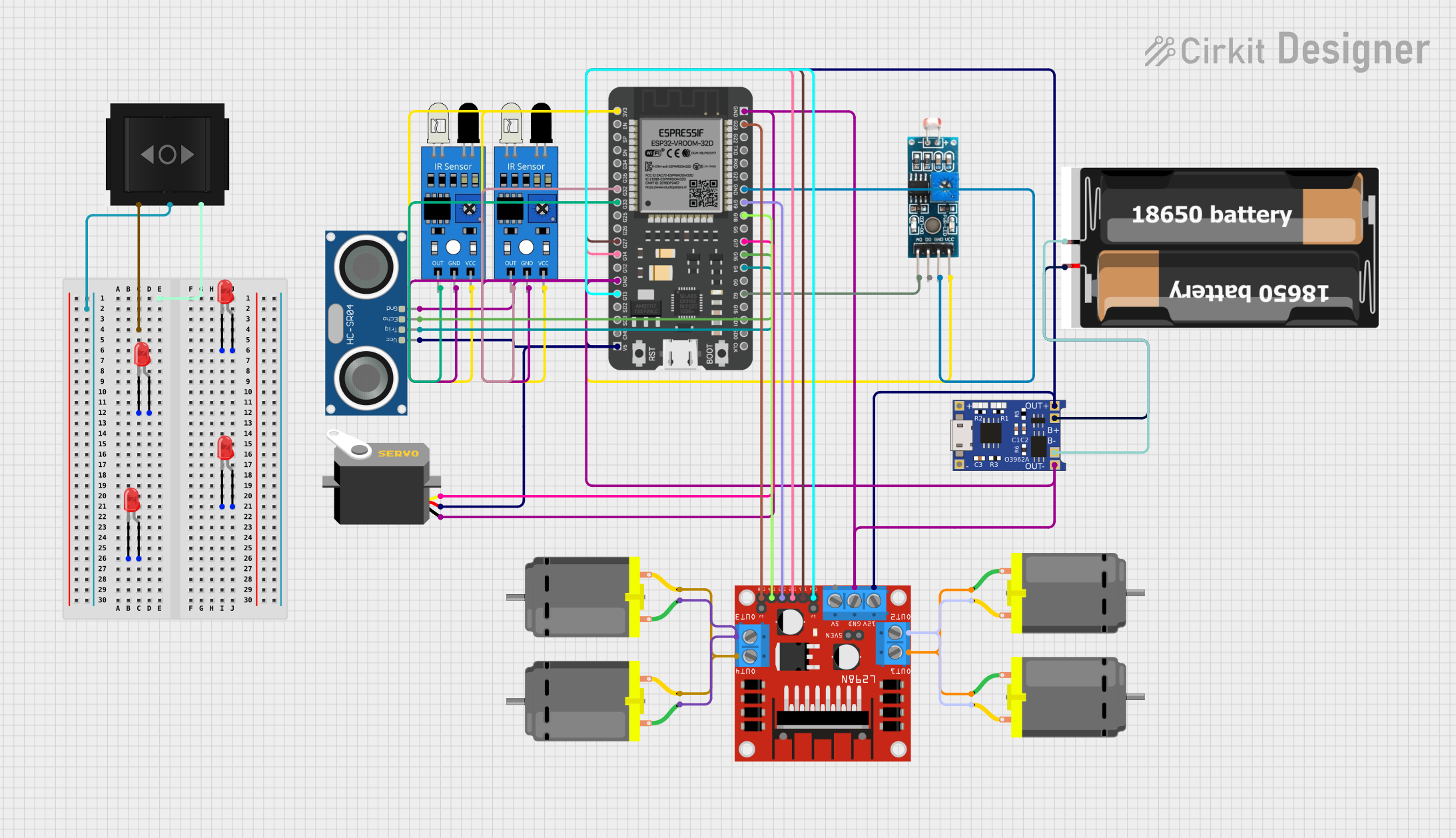 Image of Autonomous car: A project utilizing LM358 in a practical application