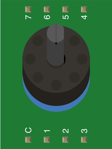 Image of RM-series Subminiature Rotary Switch