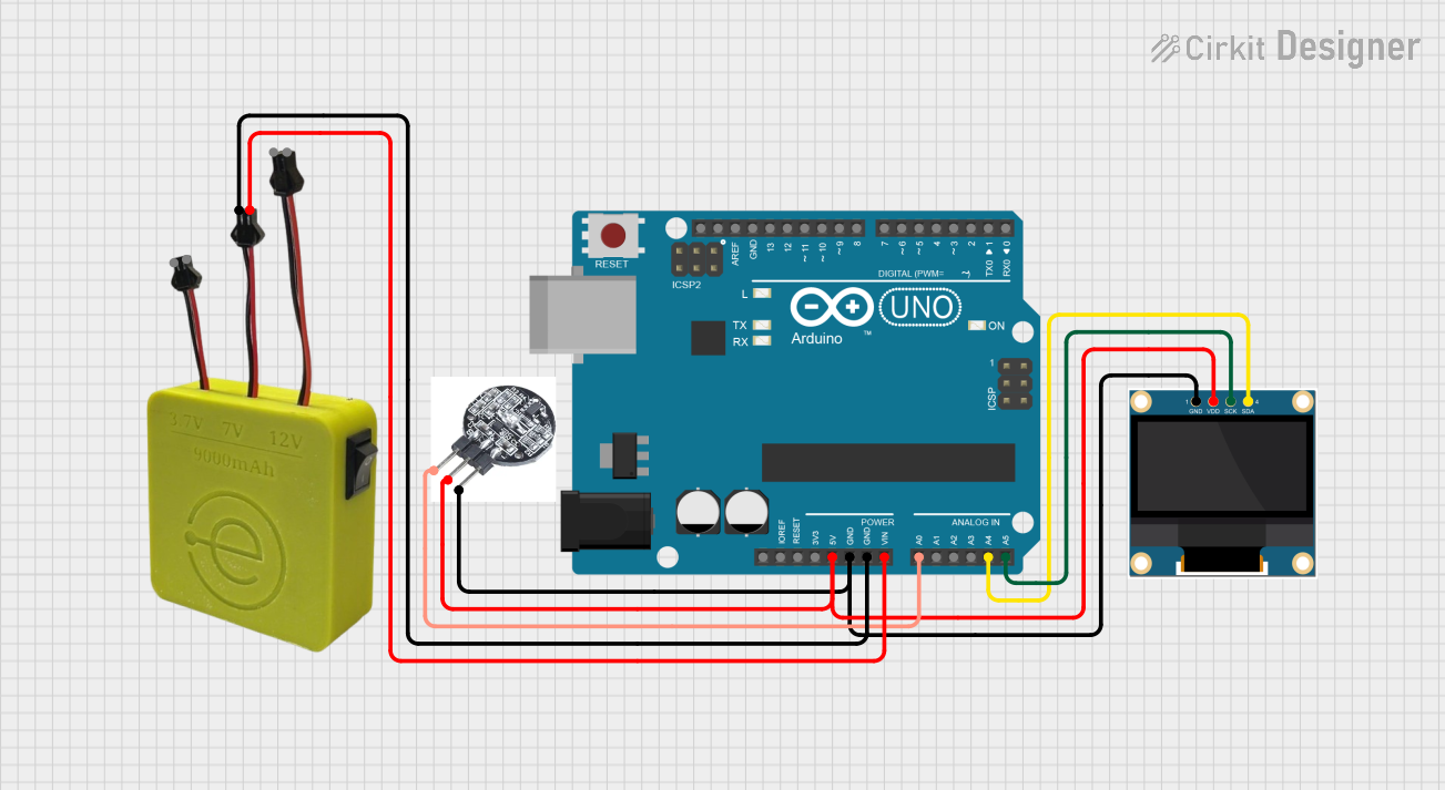 Image of Arduino Heartbeat Sensor with OLED Display