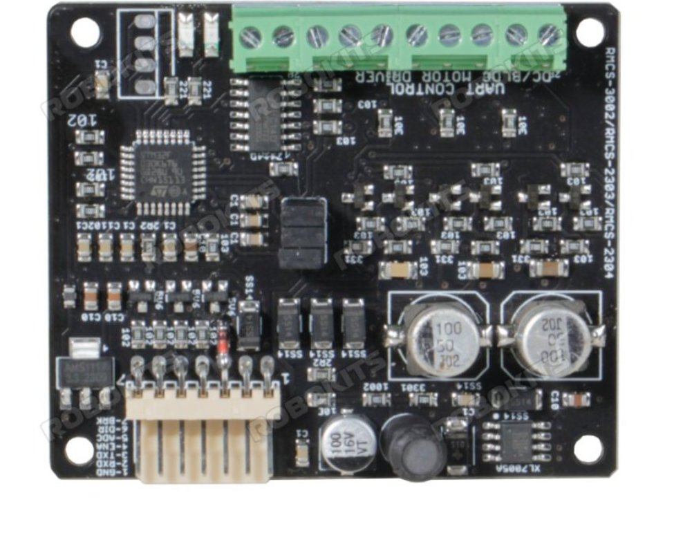 Image of Rhino Industrial Brushless DC (BLDC) Motor Driver 50W with UART ASCII Compatible 10 to 30V 5A