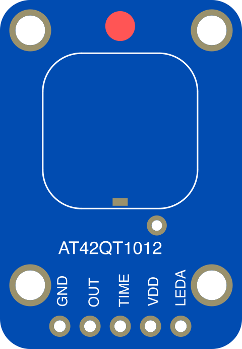 Image of Adafruit AT42QT1012 Standalone Toggle Capacitive Touch Sensor Breakout