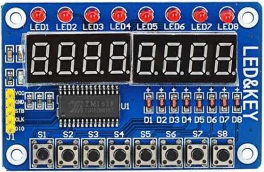 Image of TM1638 display & switch