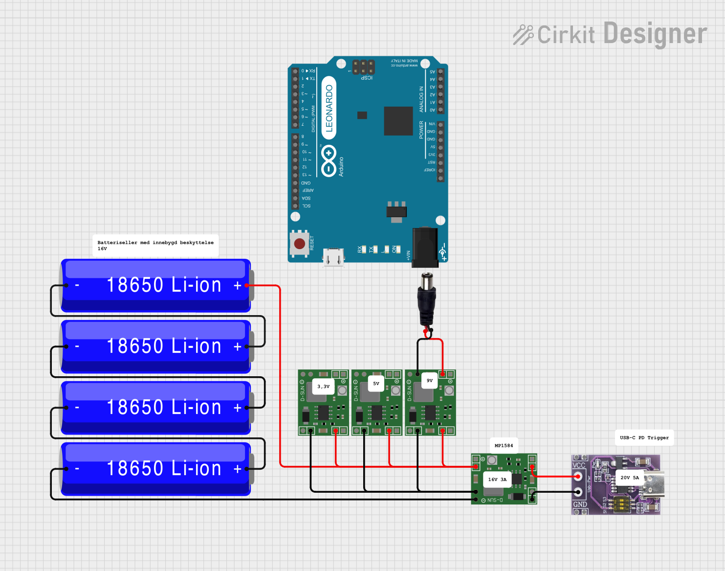 Image of BatteriLading: A project utilizing DIY Triple USB Power Bank Module in a practical application