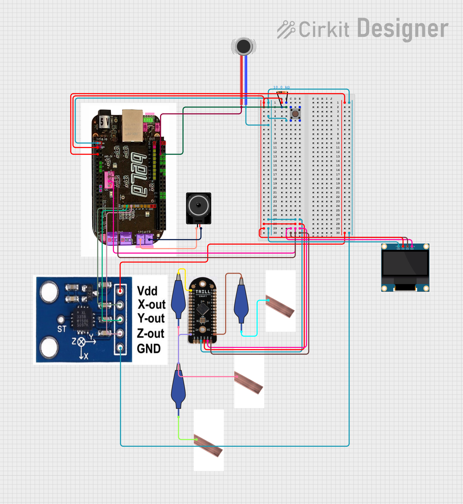 Image of GIZMO Teaset: A project utilizing SparkFun LilyPad Vibe Board in a practical application