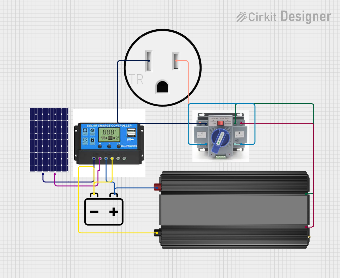 Image of last: A project utilizing Solar Inverter DC TO AC in a practical application