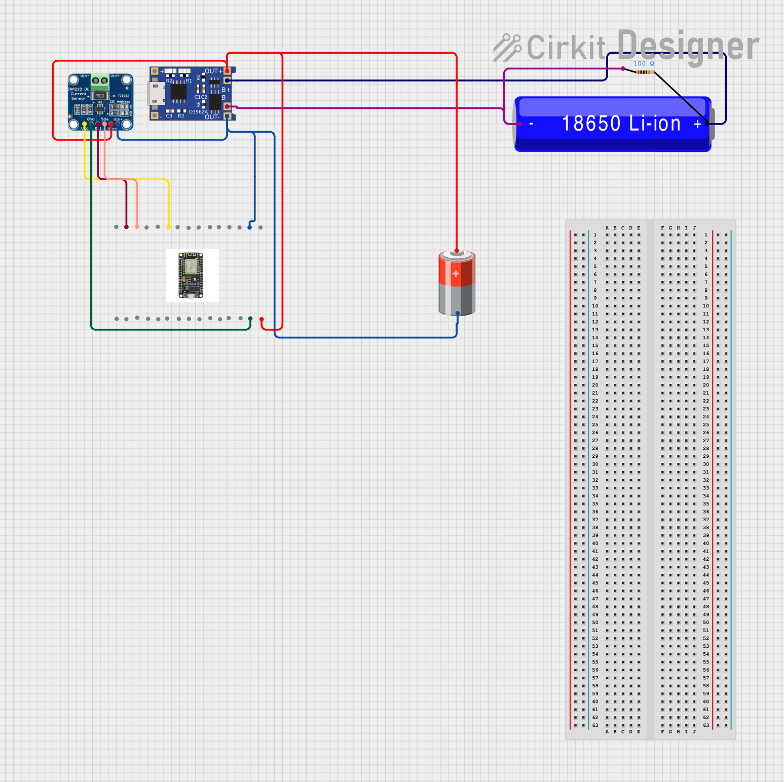 Image of chemistry cirkit: A project utilizing Battery Capacity Monitor in a practical application