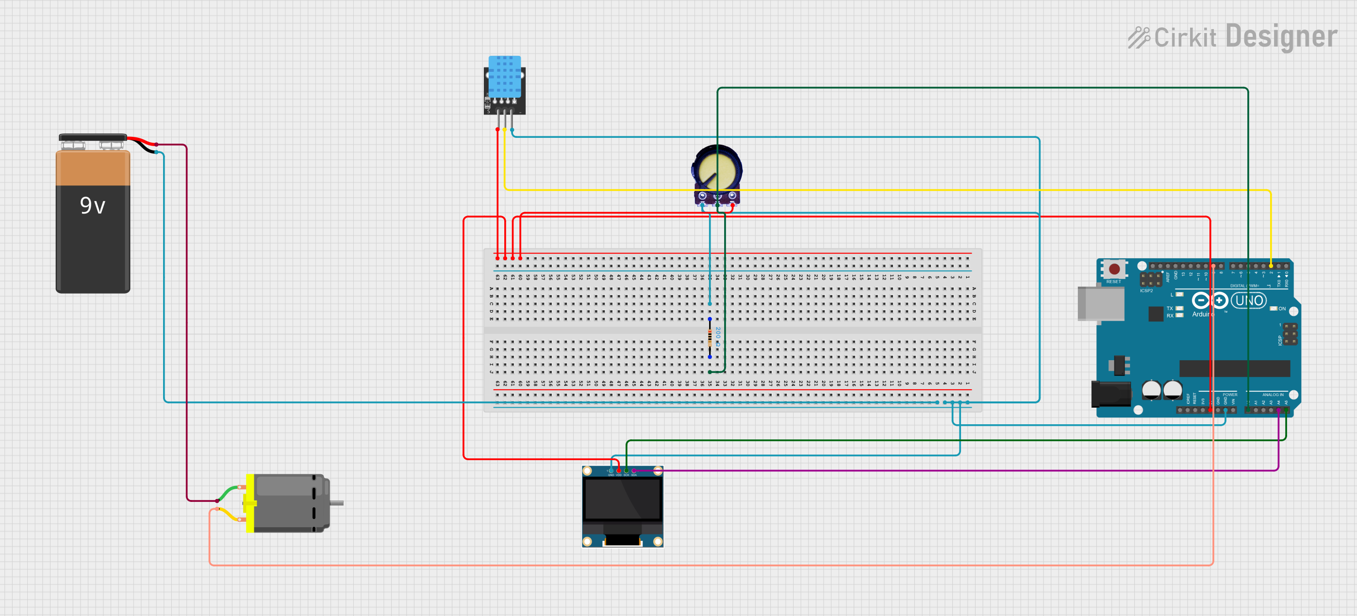 Image of Table FAN: A project utilizing L9110 DC Fan in a practical application