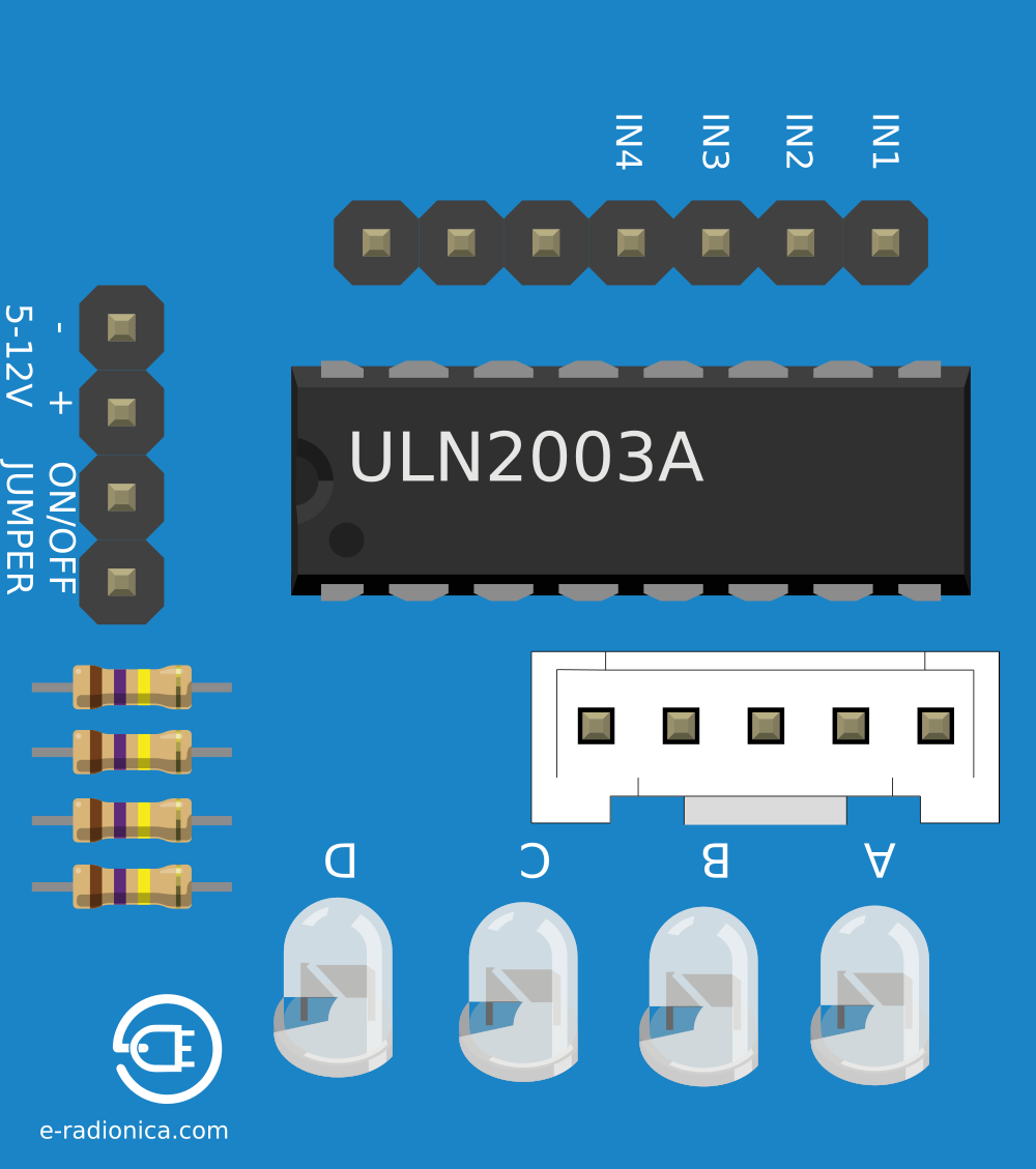 Image of ULN2003A breakout board