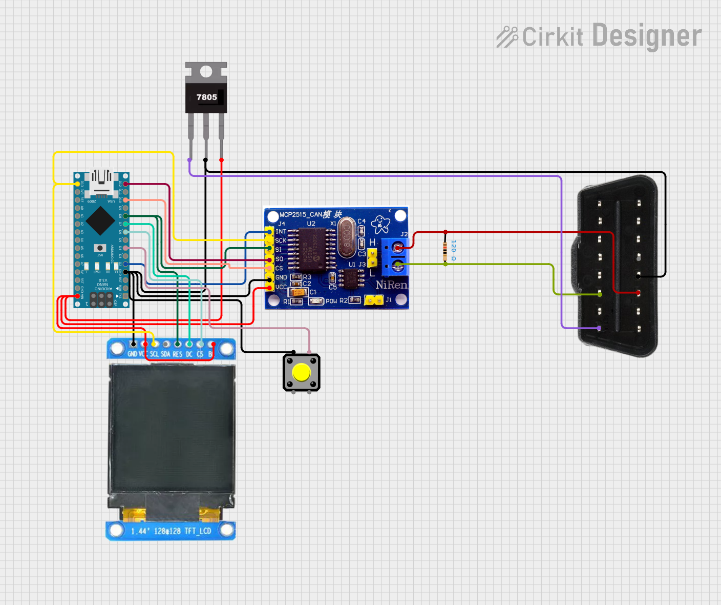 Image of inzynierka: A project utilizing CAN Bus Shield in a practical application