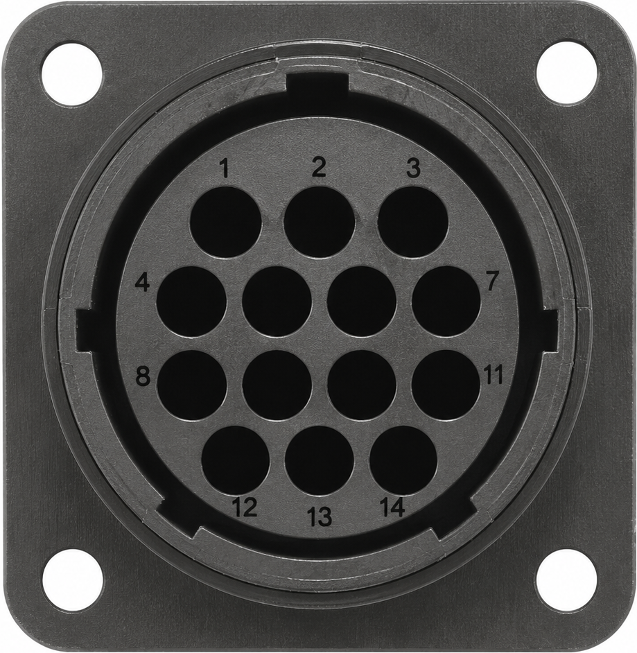 Image of AMP PLUG 14 PIN FEMALE
