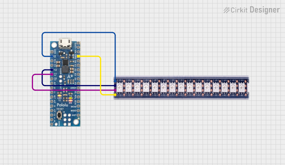 Image of Tira LED: A project utilizing APA102 LED Strip in a practical application