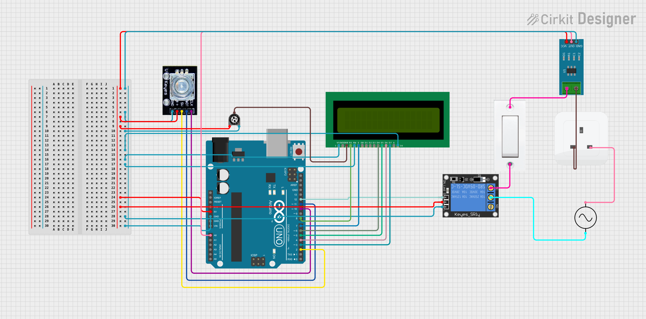 Image of king: A project utilizing Rotary Encoder in a practical application