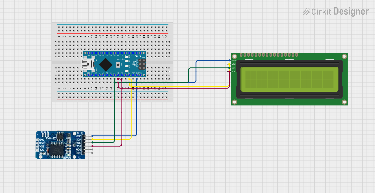 Image of LCD + RTC + ARDUINO NANO: A project utilizing Nokia 5110 LCD in a practical application